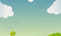 草原漫画图,一幅漫画描绘的自然画卷